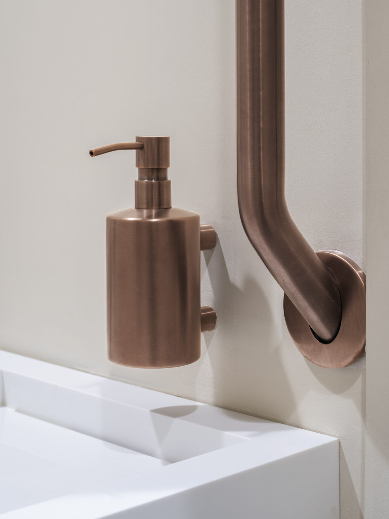 Wall Mounted Soap Dispenser Pump - Cylindrical | The Splash Lab