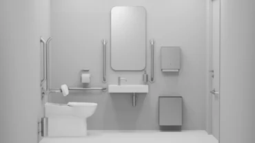 DDA Doc M Pack / Floor Standing WC / Paper Towel