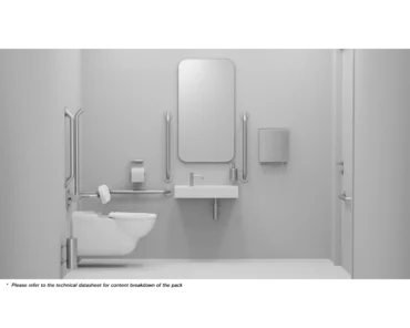 DDA Doc M Pack / Wall Hung WC / Hand Dryer