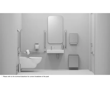 DDA Doc M Pack / Wall Hung WC / Paper Towel